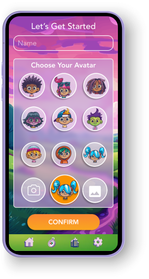Use our Express Setup and pick an avatar to get started.